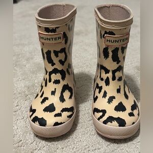 Hunter Rain Boots Toddler Cheetah Leopard Print 4